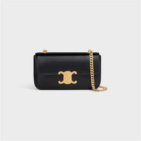 celine triomphe chain bag|celine triomphe bag sale.